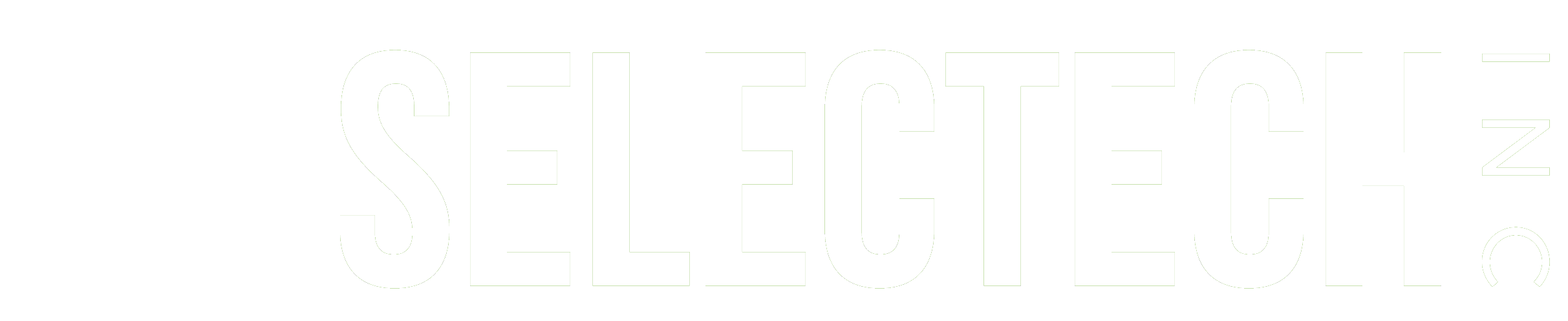 SelecTech Logo White