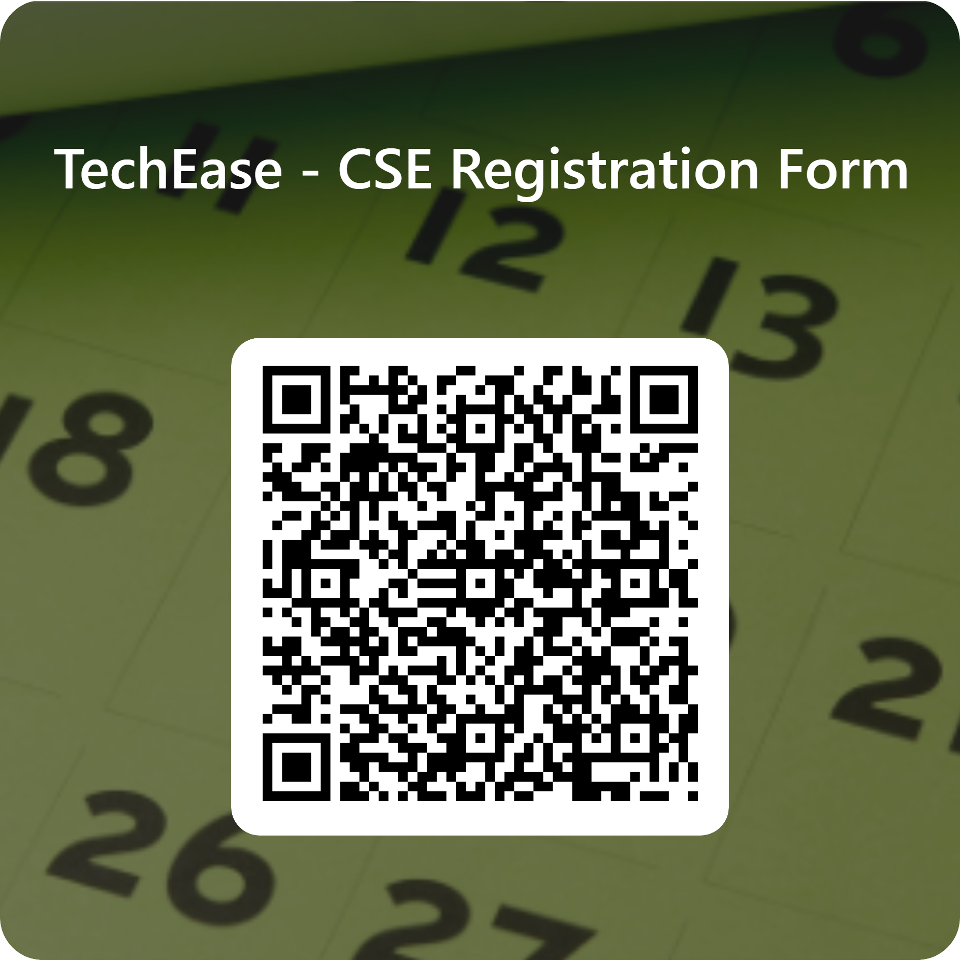 QRCode-TechEase-CSE-Registration-Form